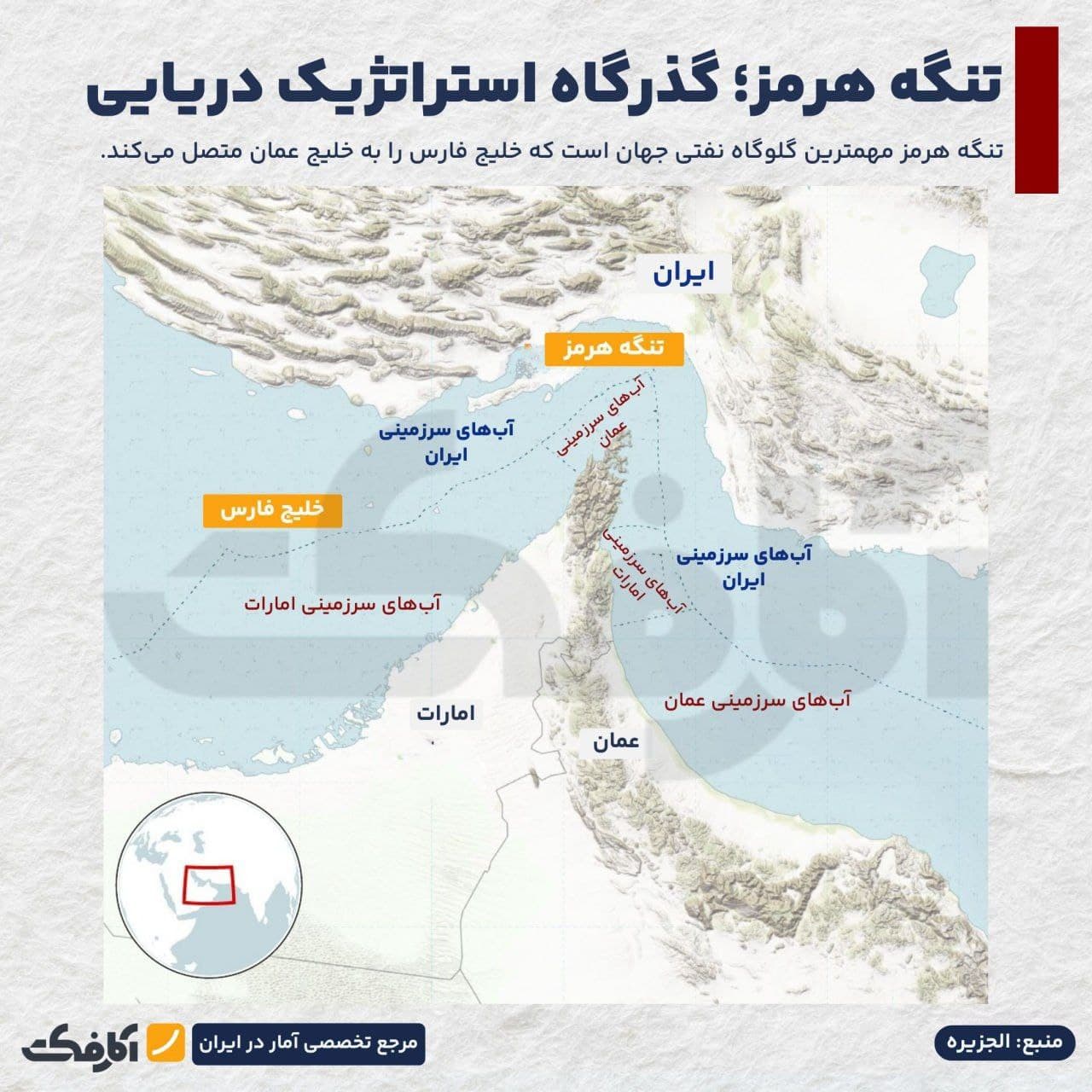 تصویر شاخص تنگه هرمز؛ باریکهای که بازار انرژی را میلرزاند!